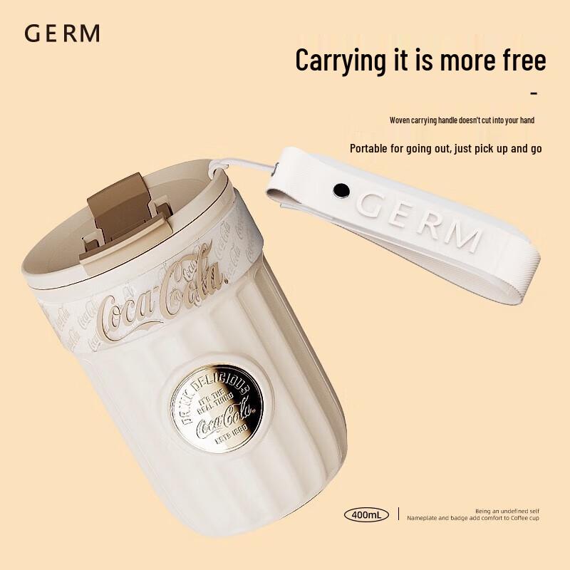 Germ Coca-Cola Abzeichen Serie 400ml Thermosbecher