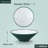 BoZhen JiangChu 8-inch Melamine Conical Noodle Bowl