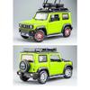 1/18 SUZUKI Jimny Versão Montada Carro de Liga Fundido Sob Pressão e Veículos de Brinquedo Modelo de Carro Função de Iluminação Brinquedos de Carro Para Crianças Presentes