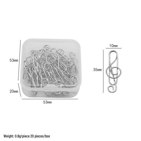 Разноцветные металлические скрепки с гальваническим покрытием: Стильные европейские, американские, японские и корейские закладки 10 pieces