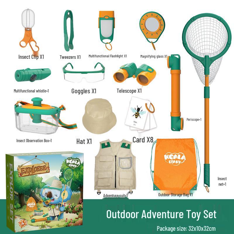 Science Experiment Kit: Insect Observation Box with Magnifying Glass & Animal Catcher