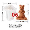 Yoga Animal Silicone Mold 3D Pug Prayer Meditating Rabbit Mould Praying Turtle DIY Mold Scented Candle Pet Plaster Resin Mold