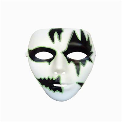 Fancy Dress Halloween LED Scary Purge Mask Cosplay Costume Light up with Remote