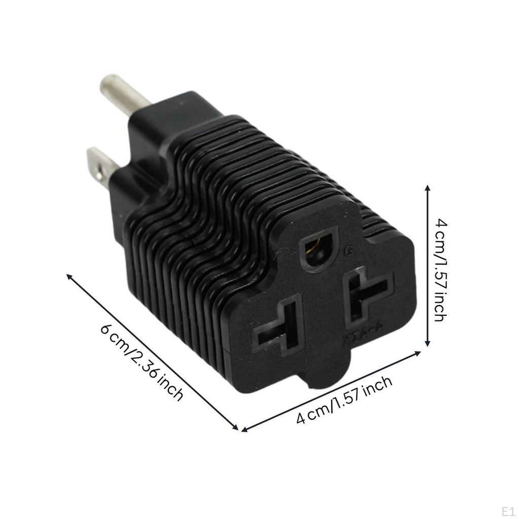 15A To 20A Plug Adapter Indoor Use Electrical Socket Converter for Travel