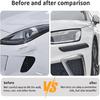2PCS Rubber Car Bumper Guard,Anti-Collision Anti-Scratch Car Rear Bumper Protector Strip,Universal Car Bumper Protector Guard Car Exterior