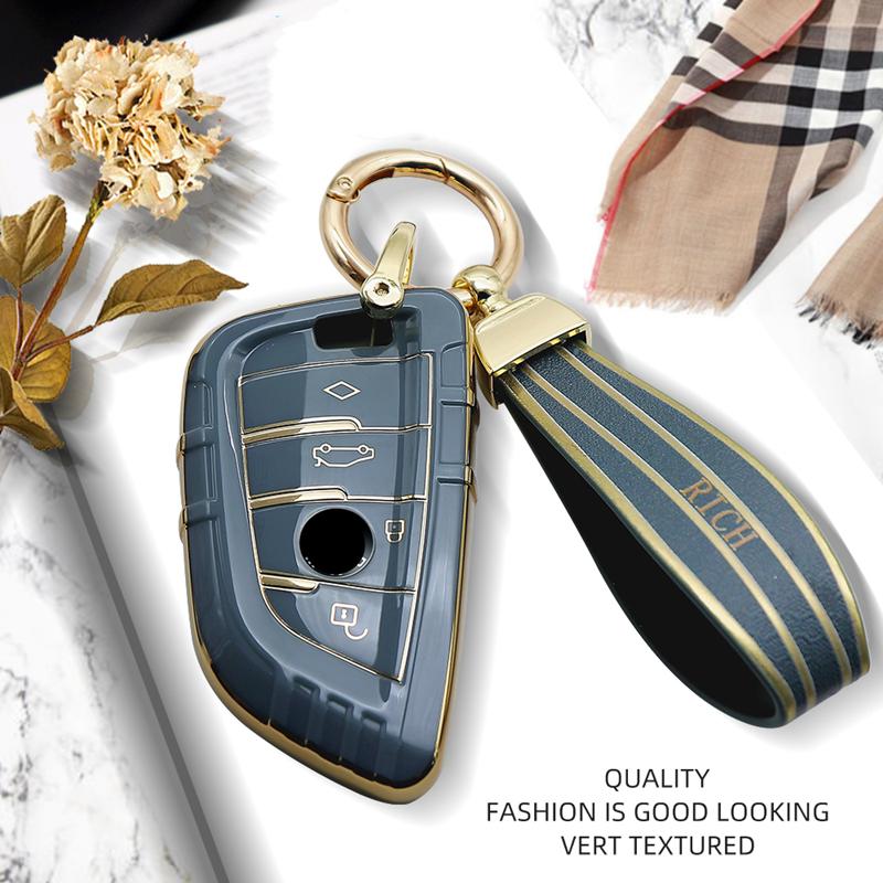 Luxurious Remote Car Key Case Cover For BMW X1 X3 X4 X5 F15 X6 F16 G30 1/3/5/7 Series G11 F48 F39 520 525 F20 G20 118I 218I