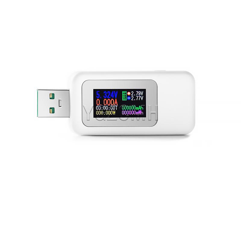 USB / Type-c Tester Multi-function Digital Display DC Voltage Ammeter Power Meter Mobile Power Charger Indicator