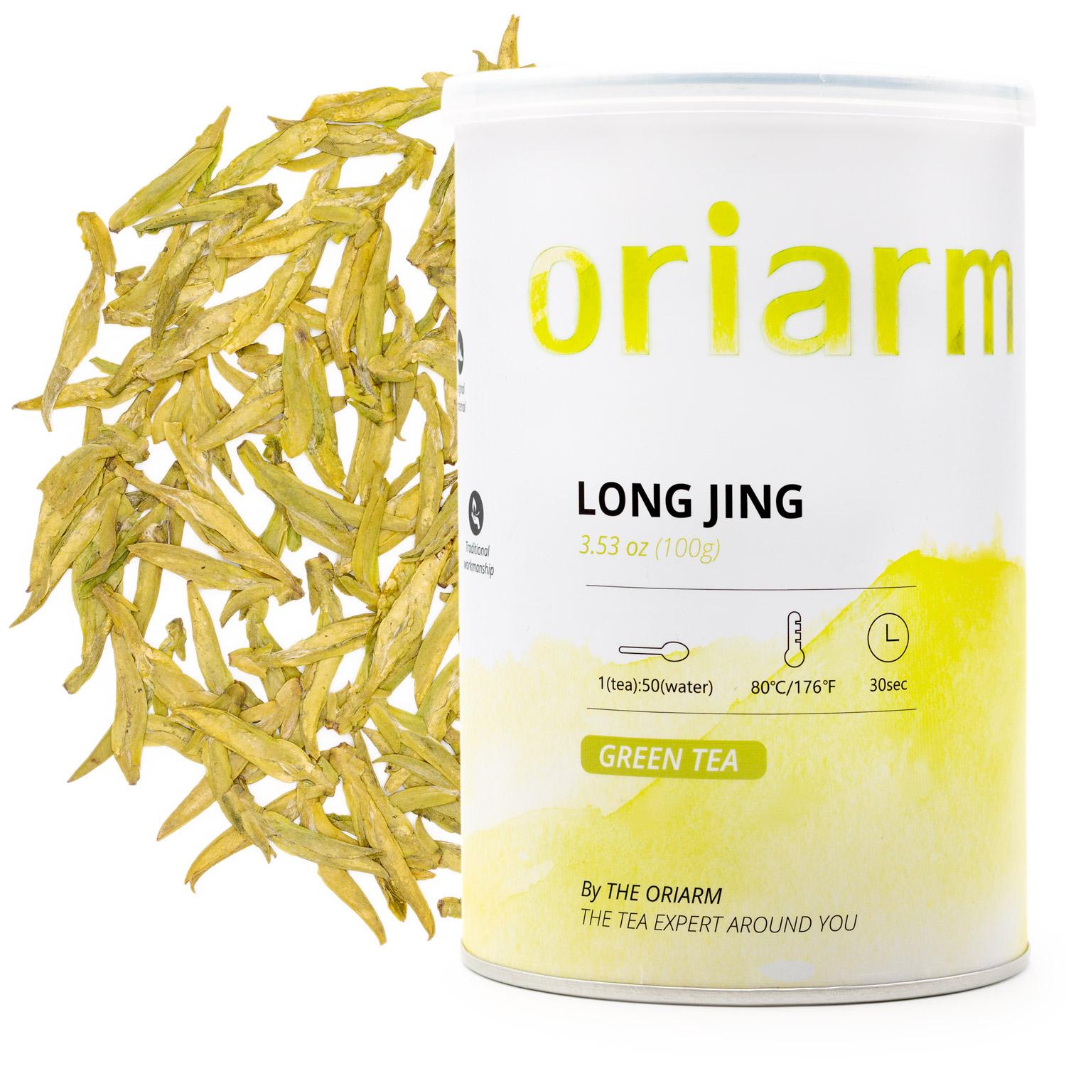 

Чай зеленый Pre-Qingming Long Jing Mingqian 1 сорт банка 100г