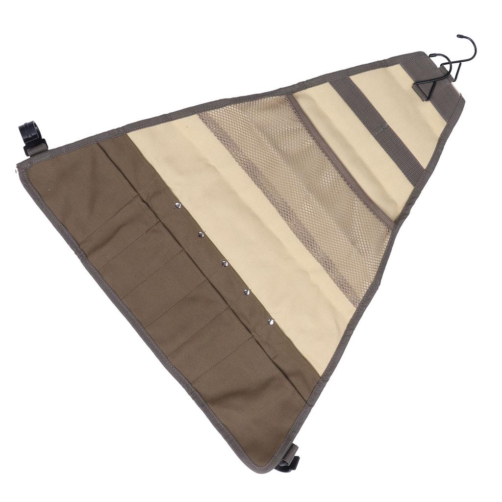 Outdoor Hanging Bag Portable Triangular Outdoor Picnic Camping Tableware Hanging Cookware Storage Bag