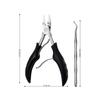 2Pcs Ingrown Toenail Tools Kit Stainless Steel Nail Cuticle Pliers Ingrown Nails Clipper Lifter Fingernail Toenail