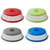 Collapsible Microwave Cover Lid Folding Silicone Microwave Plate Cover Colander Strainer for Fruit Vegetables