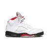Air 5 Retro 'White Fire Red' 2013 (Unisex) White / Fire Red / Black Vintage Basketball Shoes 136027 100
