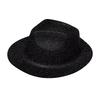 Glittering Powder Cowboy Hat Hiphop Sparkling Plastic Disco Fedora Cap for Party Costume Dancers Rapper Mardi Gras
