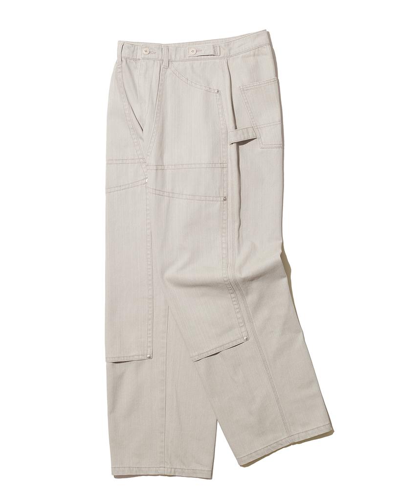BIG UNION Solid Carpenter Pants / L.Khaki