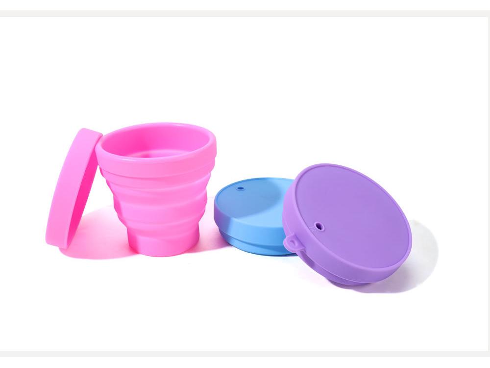 Microwave-Safe Foldable Silicone Menstrual Cup for Travel