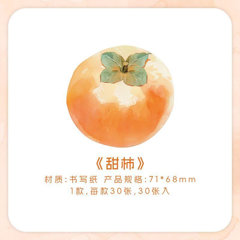 Fruit Basket Second Series Special Shaped Post Notes Cute Fruit Student Message N Times Memo Pad Writing Pads Sticky Note