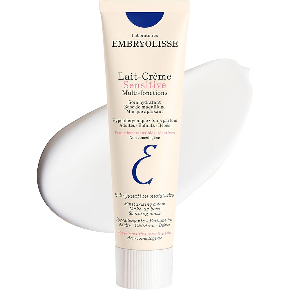 Embryolisse Moisturizing Cream Sensitive 100ml Fragrance-Free Hydrating Skincare for Sensitive Skin