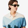 Lacoste Men's LANDSCAPE All-Over Jacquard Short-Sleeve Polo Shirt PH5895-55N9IX