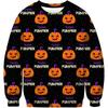 New Halloween Sweater 3D Printed Halloween Pumpkin Series Crew Neck Men'S And Women'S Sweater