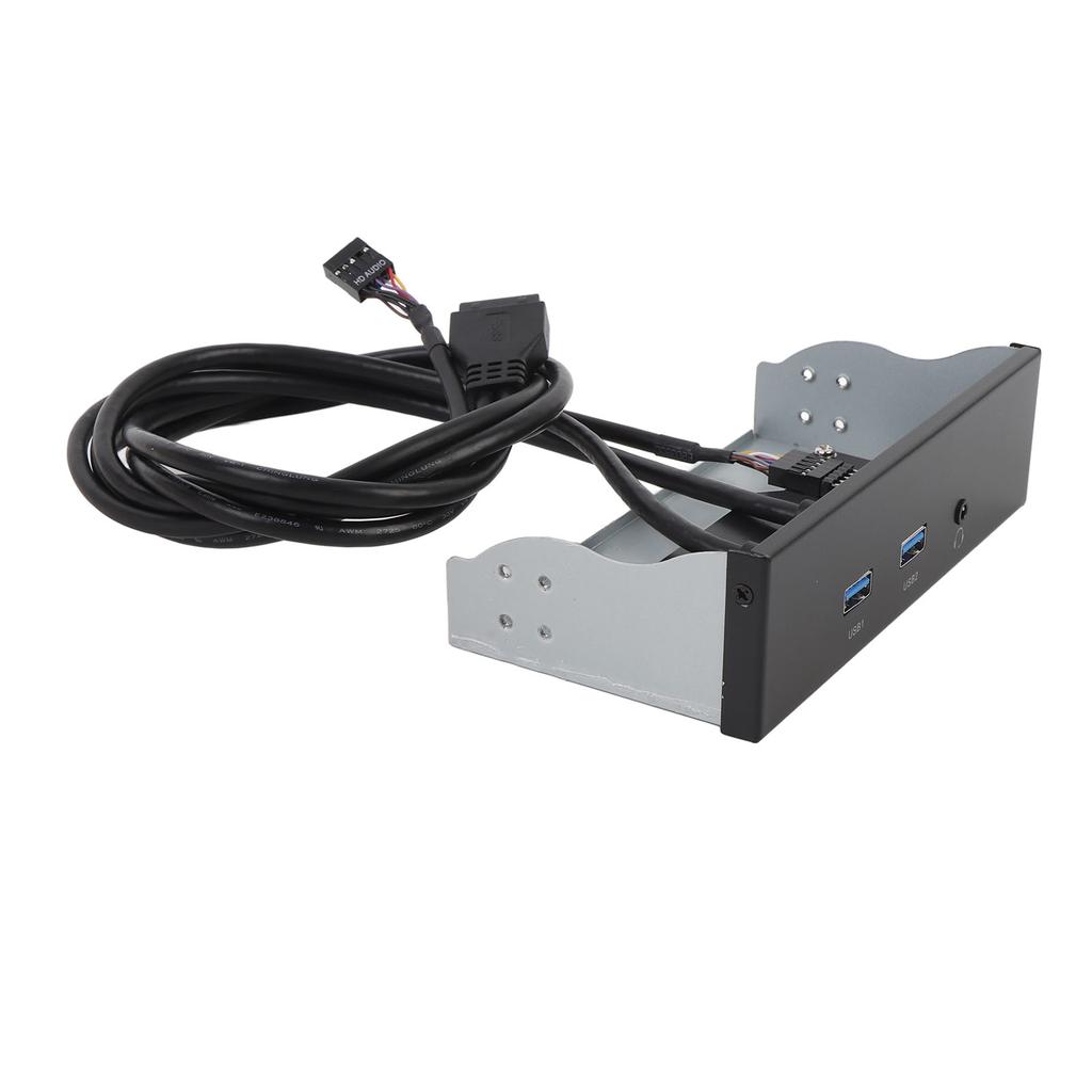 USB3.2 GEN1 Front Panel 5.25 Inch 3 Port 19 Pin Optical Drive Front Panel Hub Adapter for Win 7 8 10 11 2003 for LINUX