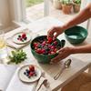 Self Spinning Berry Washing Bowl Swirling Design Kitchen Colander Vegetable Washer  Kitchen Use
