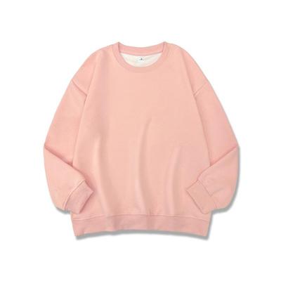 Pull, Automne et Hiver Manches Longues Couleur Unie Pull Composite Marque Tendance Décontracté Lâche Col Rond Pull Version Légère