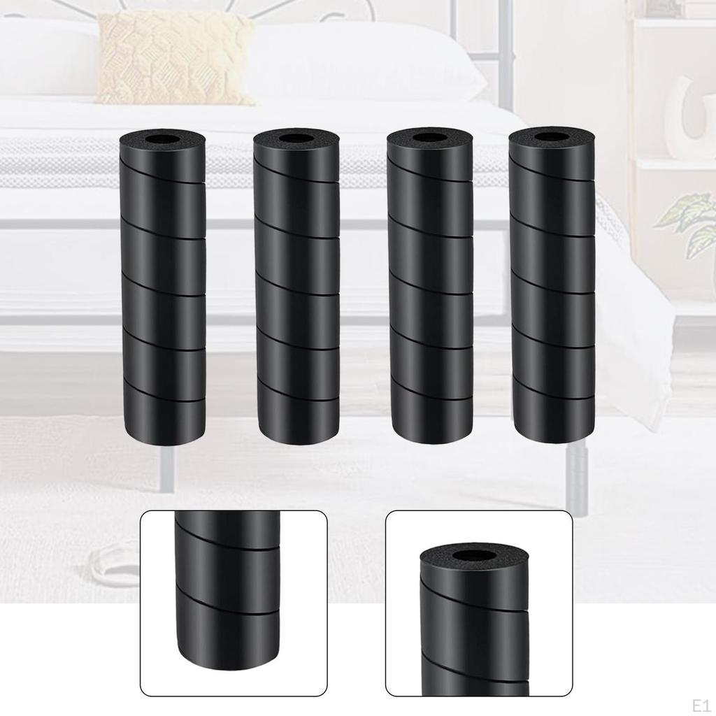 4 Pieces Bed Frame Toe Protectors Sleeve Cushion for Hard Furniture Legs