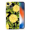 Mediterranean Lemon Luxury Transparent Soft Phone Case For iPhone 14 13 12 11 Pro Max XS X XR SE 7 8 Plus Shockproof Clear Cover
