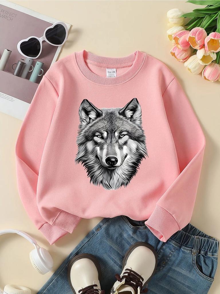 Kids Sweatshirt Crew Neck - Machine Washable, Spring And Autumn, Sportswear And Casual Wear, Soft And Comfortable, Children's Clothing