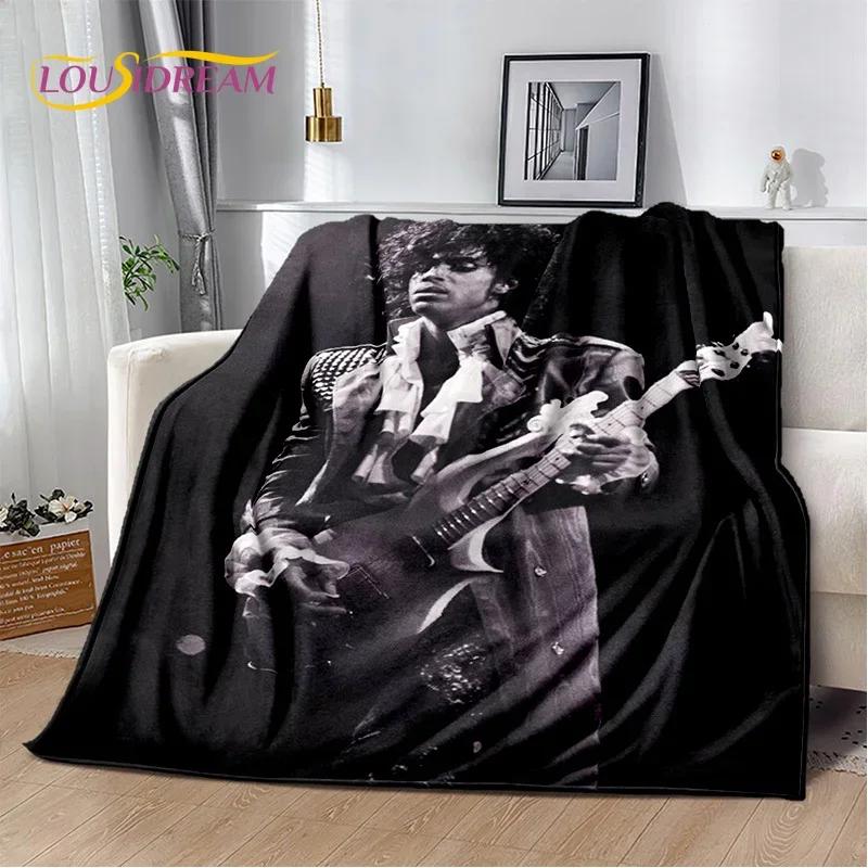 Prince Rogers Nelson Artist Purple Rain Blanket,Soft Throw Blanket for Home Bedroom Bed Sofa Picnic Travel Office Cover Blanket