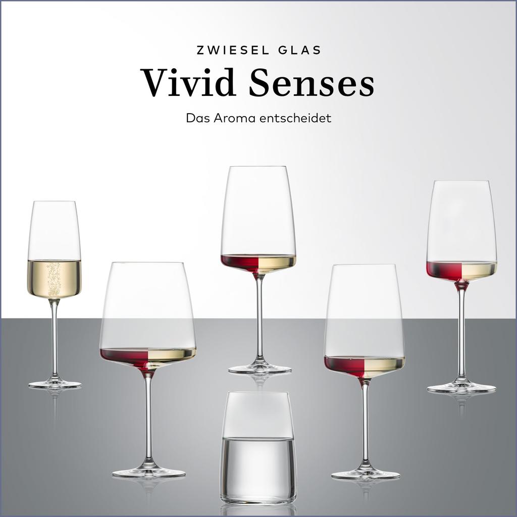 Zwiesel Vivid Sense Wine Glasses for Red and White Wines, 710ml, 122428 (Set of 2)