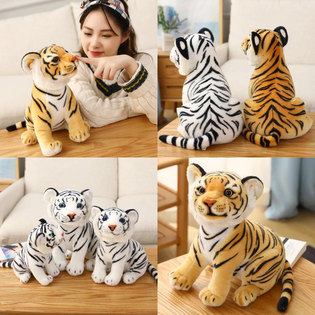 Cuddly And Cute Lifelike Cartoon Tiger Plush Toy For Kids And Tiger Lovers