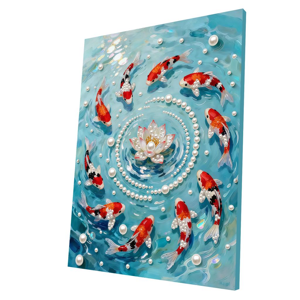 DIY Pearl Dot Painting with Frame 11.81x15.75in Pearl Painting Art Kits for Adults/Beginners Gift Home Decor