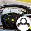 Car Modification Double Button Single Button Universal 6-Hole Racing Car Steering Wheel Carbon Fiber Horn Button
