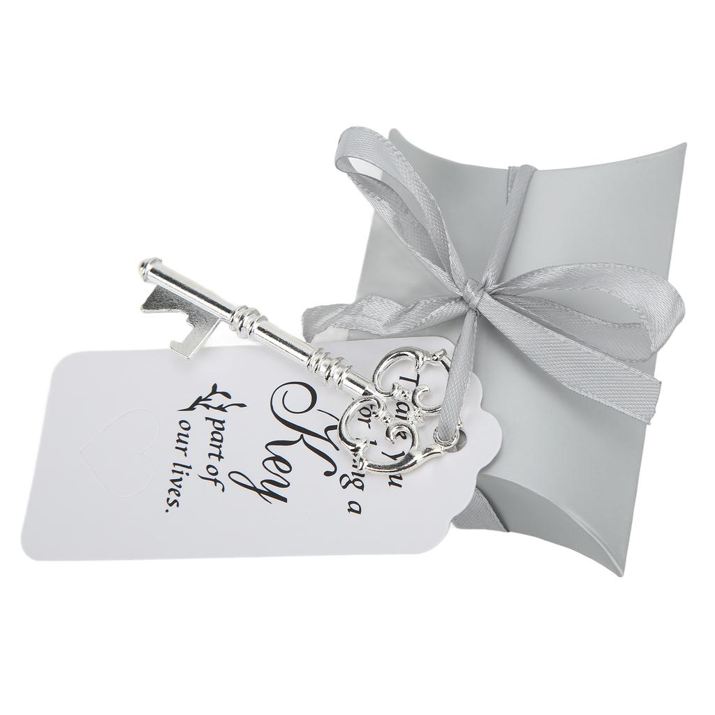 50'li Paket Düğün Şeker Kutusu Düğün Gelin Misafir Hediyelikleri Dekorasyon Hediye İçin Vintage Anahtar Etiketli