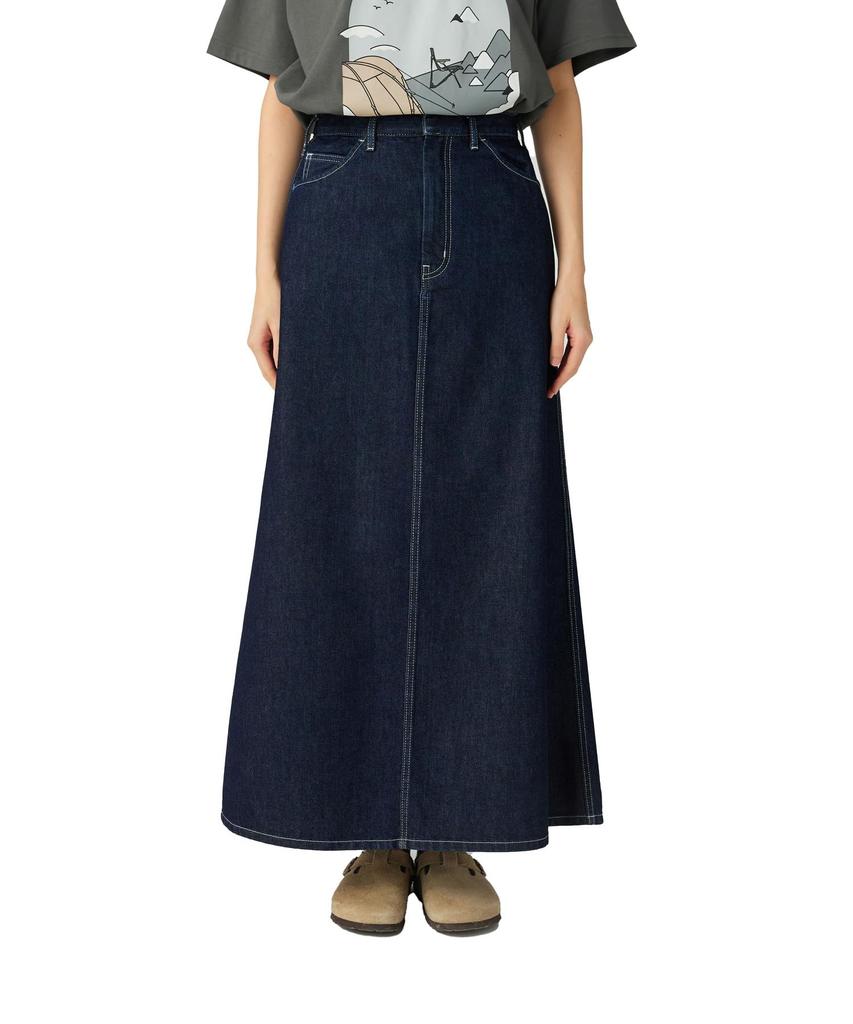 Snow Peak TAKIBI Denim Skirt Indigo 2 SK-25AW003 Women's
