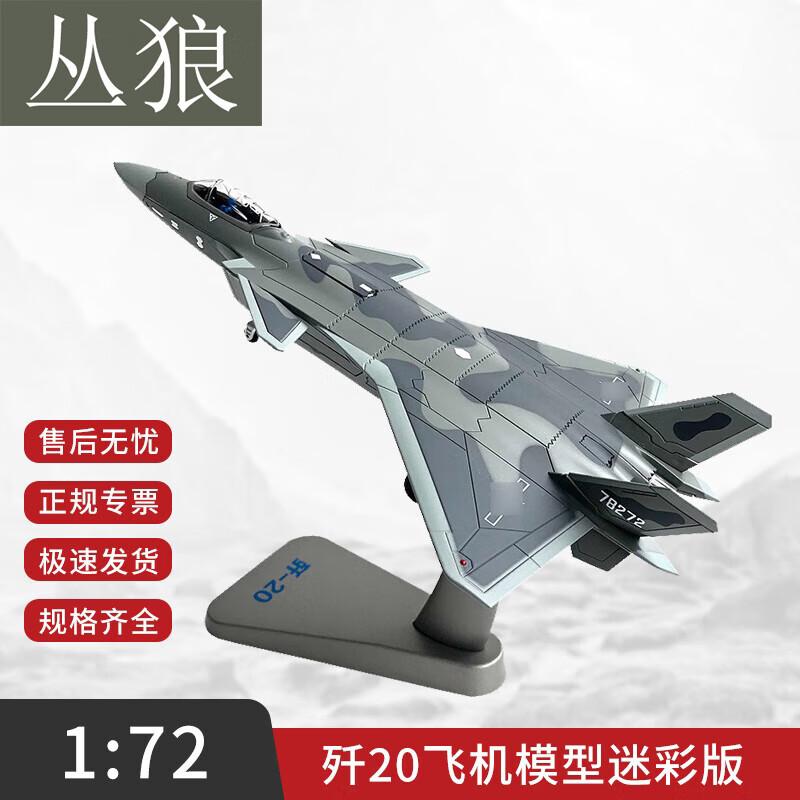 J-20 Fighter Jet Model (1:72 Scale)