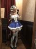 Cute Lolita Angel Maid Dress Cosplay Costume Sweet Girls Anime Maid Waiter Dress With Cross Ruffle Apron