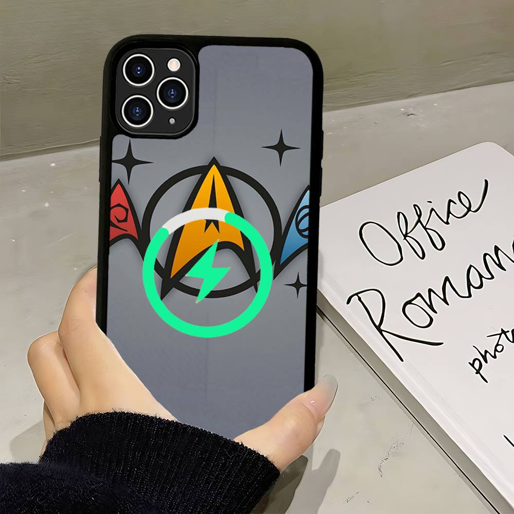 Star T-Trek Movie Logo Phone Cover For IPhone 17 16 15 14 13 12 11 Pro Max Mini For Magsafe Magnetic Wireless Charge