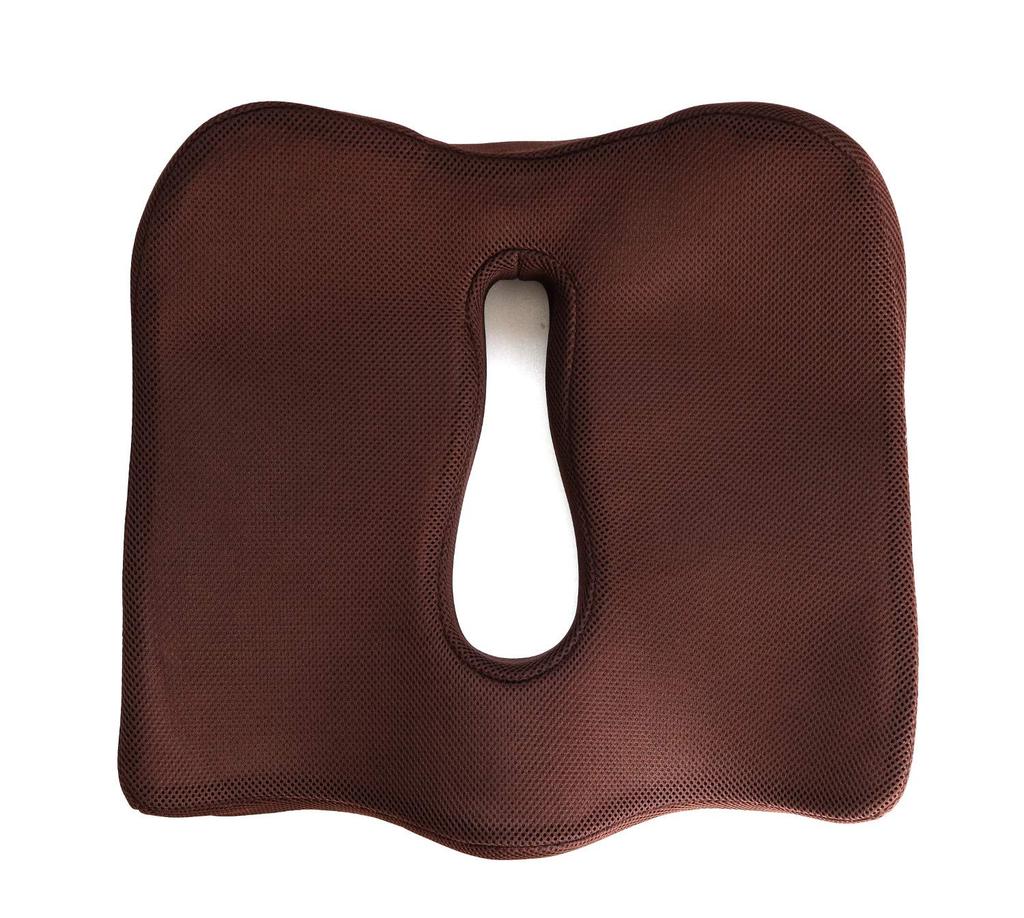 TRADE ONE Chair Ergo Memory Pelvic Desk 20512 Pad, Cushion, Cushion, Foam, Chair, Orthodontics, Work, Office, Cushion, Brown,