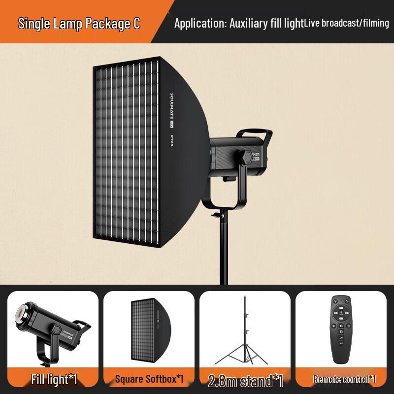 SOULMATE E300BI Live Streaming Fill Light Kit