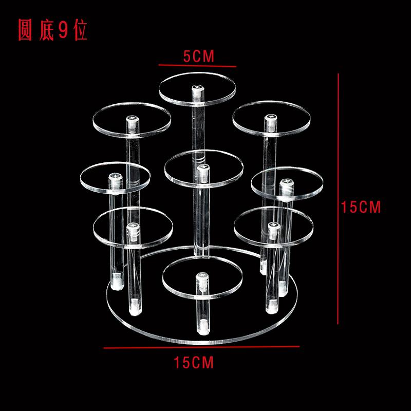 Acrylic Staircase Display Rack Doll Cosmetics Jewelry Display Stands Multi Functional Bedroom Bathroom Desktop Storage Rack