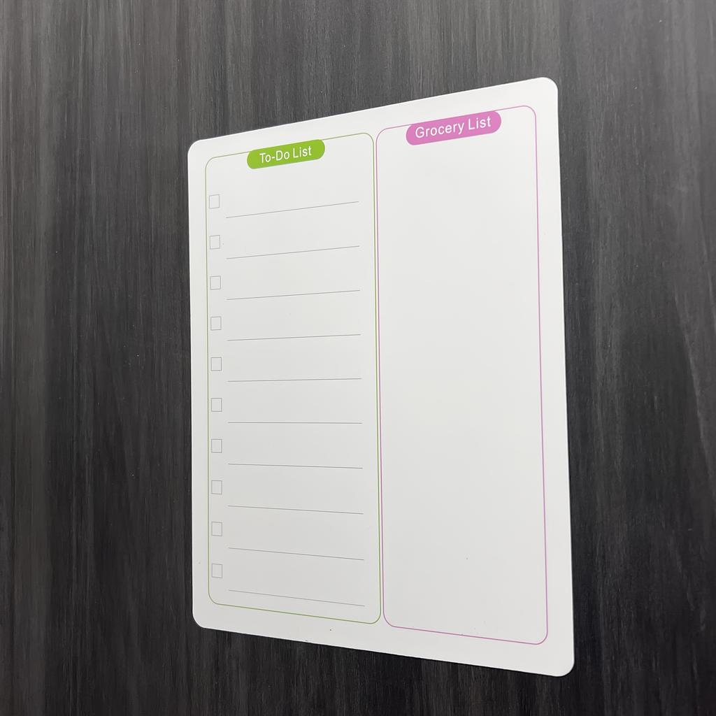 1pc Weekly Plan Magnetic Refrigerator Magnet, Erasable and Writable, Home Schedule Reminder, Recipe Record for Refrigerator Agenda Wall