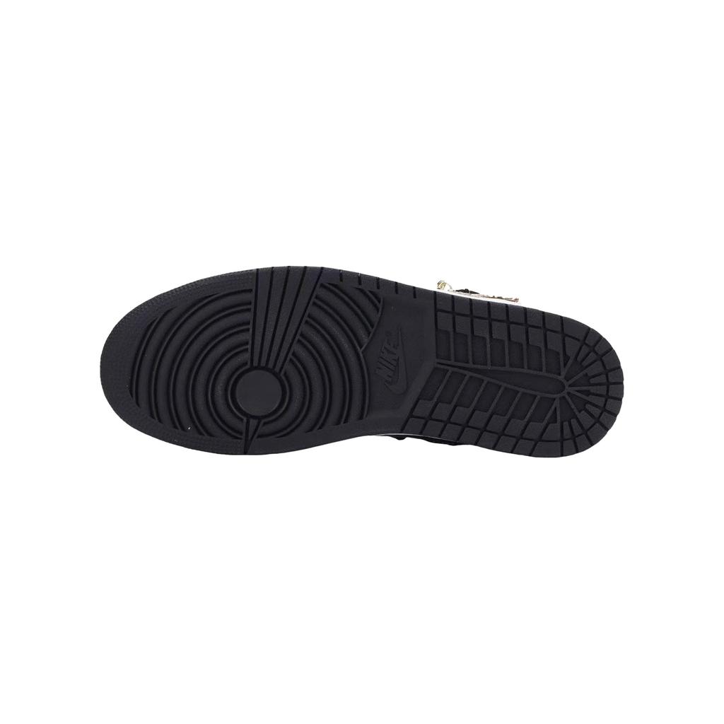 Jordan Air Jordan 1 Nízké boty Odolné proti oděru Vintage Basketbalové boty Unisex Zlatá Černá 553558-165(Tým1375-)