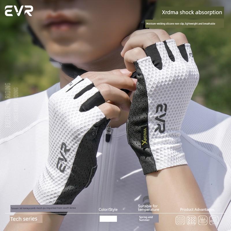 Evr-Cycling Gloves Short-Fingered Spring and Summer Half-Fingered Men's and Women's Mountain Road Cycling Equipment Breathable Non-Slip
