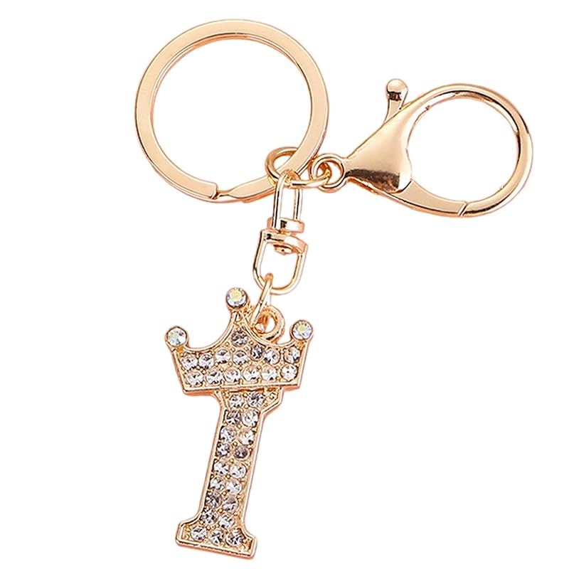 

[Moerstar] bag charm initial charm key ring accessories ladies English keepsake key chain initial Sparkling men s Fashionable Elaboration