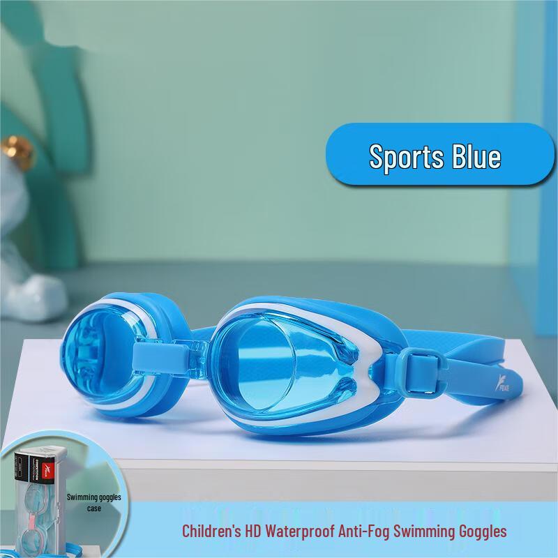 WEZHO Kids Large Frame Swimming Goggles for Boys
