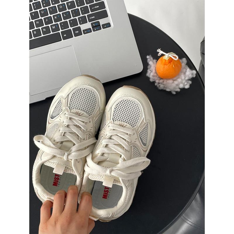 Retro Mesh Breathable Casual Sneakers Women's Shoes 2 Summer New Low-top Board Shoes Trend