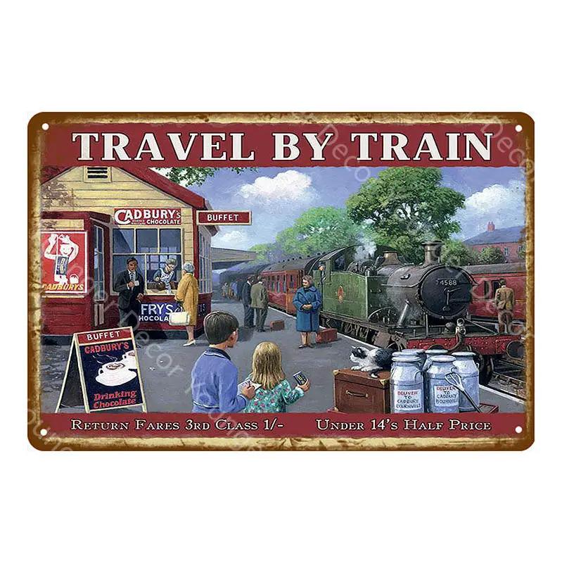 Tourism Metal Signs Travel Cities Country Plate Mexico Tokyo Poster Vintage Plaque Souvenirs Festival Gift Home Room Decor YJ020