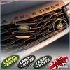 1PC Front Radiator Emblem Badge Sticker Decal for Freelander Range Rover Velar Sport Discovery 2 Car Accessories Auto Styling